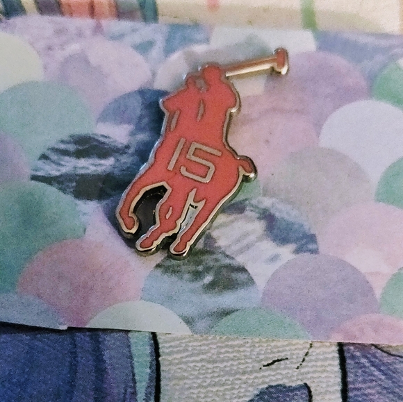 🐎 Ralph Lauren Pink Breast Cancer Support Pin 🐎 - Picture 2 of 3
